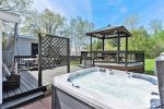 Relax in your private hot tub 